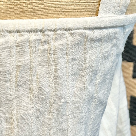 American Eagle embroidered lace ruffled crop tank top flirty boho prairie y2k - Picture 4 of 12